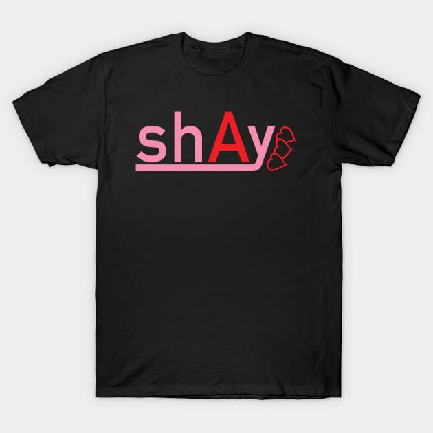 shAy of hearts T-Shirt by FleeceHEAD